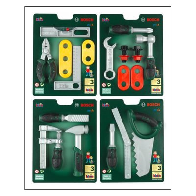 Assortiment de diverses cartes d'outils. (1 seul article de l'assortiment) THEO KLEIN