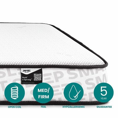 Jay-Be® Bunk e-Sprung™ Eco-Friendly Children’s Mattress JAY-BE