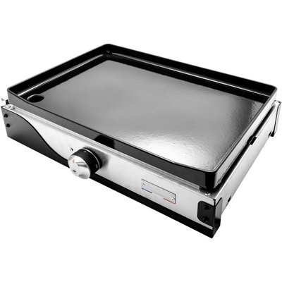 Plancha électrique PLFE150DP noir gris à poser, 50x35 cm LE MARQUIER
