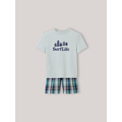 Pyja-short "SurfLife" en coton biologique CYRILLUS