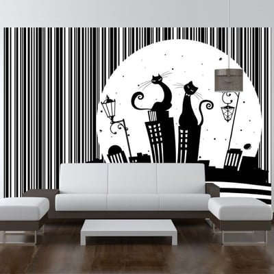 Papier peint intissé panoramique Pour enfants Cat's melody EDEN