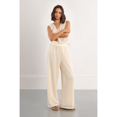Pantalon large ajouré LILI SIDONIO