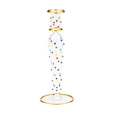 Bougeoir en verre ANNA + NINA