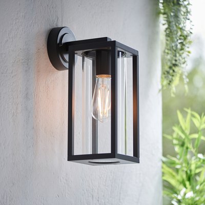 Dunloy Black Outdoor Wall Light SO'HOME