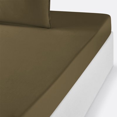 Drap housse enfant uni percale de coton biologique LA REDOUTE INTERIEURS