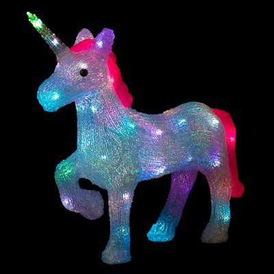 Licorne lumineuse extérieure H43.5cm 40 LED + transfo FEERIC LIGHTS & CHRISTMAS