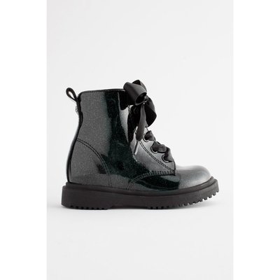 Bottes à lacets avec doublure - pointure large NEXT