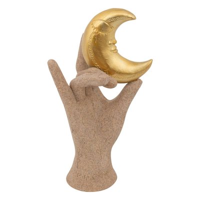 Déco à poser main Samina beige H21cm ATMOSPHERA