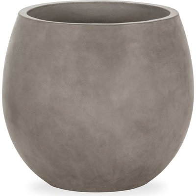 Cache pot   en ciment avec drainage optimal RECOLLECTION