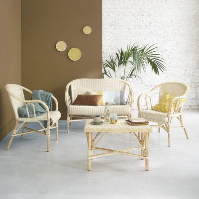 Ensemble en rotin naturel ALBANE BERAH GETAH