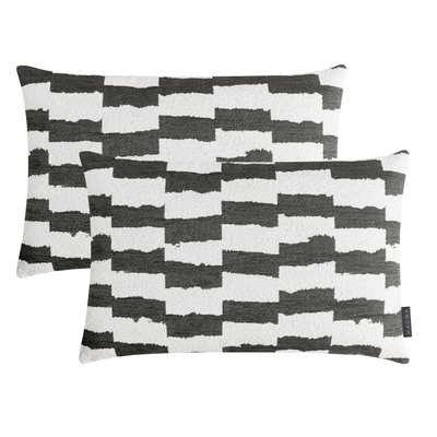 Housses de coussin jacquard MORTEN- Lot de 2 MAGMA HEIMTEX