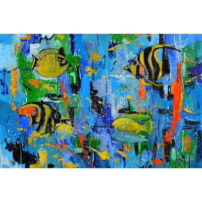 Tableau reproduction aquarium HEXOA
