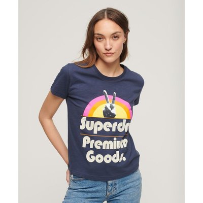T-shirt à motif Retro Font années 70 SUPERDRY
