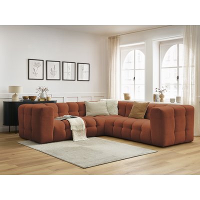 Canapé d'angle fixe 4 places en tissu, CLOUD BOBOCHIC