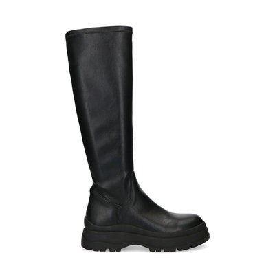 Bottes hautes synthétique avec grosse semelle SACHA
