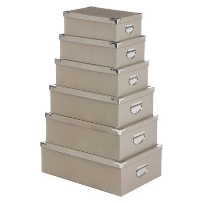 Lot de 6 boîtes crocos 5FIVE SIMPLY SMART