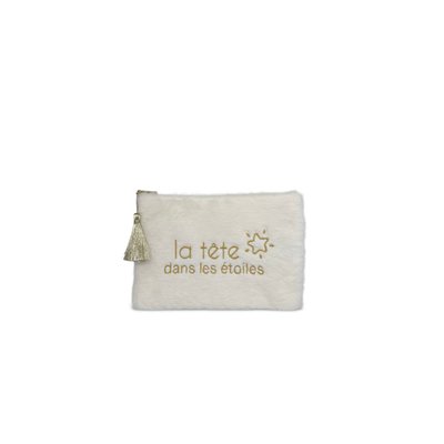 Trousse pochette en poils synthétiques FLUFFY STAR OH MY BAG
