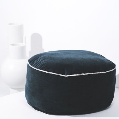 Pouf rond imprimé Uni coton COCOON TODAY