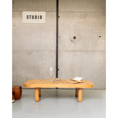 Table basse en céramique Liv N°210 - Bon état DEBONGOUT