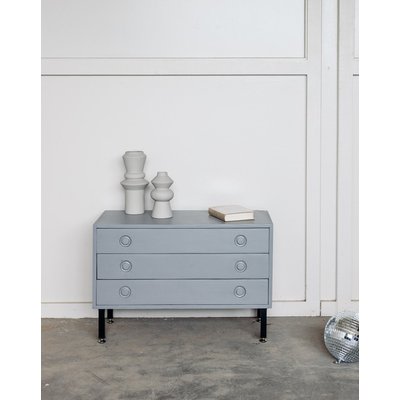 Meuble de rangement gris Michel N°330 - Bon état DEBONGOUT