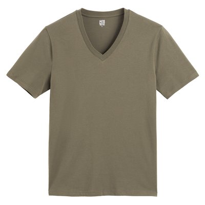 T-shirt col V manches courtes LA REDOUTE COLLECTIONS