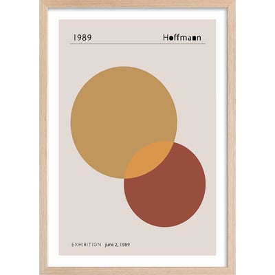 Poster Exposition Hoffman 1989 HEXOA