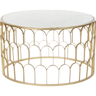 Table basse marbre et fer, Glam RECOLLECTION