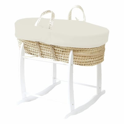 Couffin bébé avec support, habillage 100% coton bio PREMIERS MOMENTS