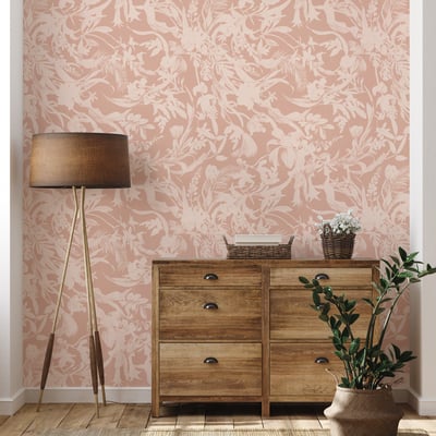 Papier peint panoramique Fiori - floral contemporain 288 x 280 cm LE PAPIERS DE NINON