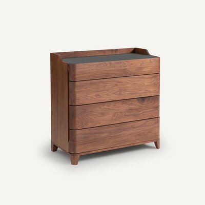 Ladekast massief notenhout, Junius design E. Gallina AM.PM