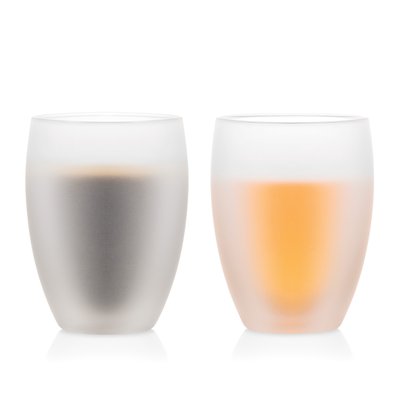 Bodum 0.35 L Blanc cassé PAVINA 2 Verres à double paroi PAVINA recouverts de silicone 0.35 l BODUM