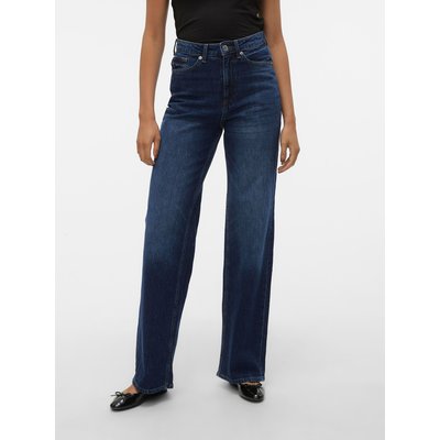 VMTESSA Taille haute Wide Fit Jeans Jean à coupe large VERO MODA