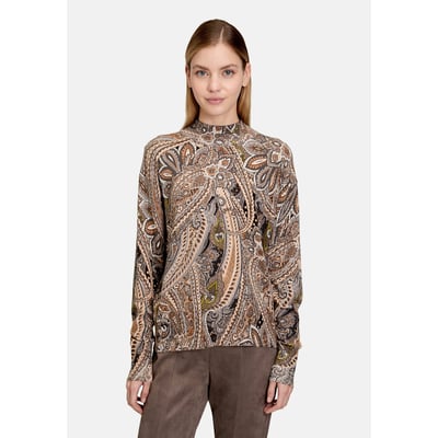 Pull-over en fine maille à col droit BETTY BARCLAY