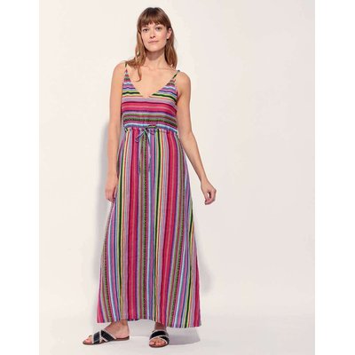 Robe longue imprimée gaze de coton WINITA LA FIANCÉE