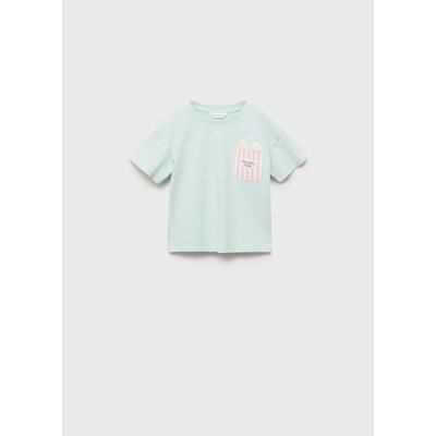 T-shirt coton motif en relief MANGO BABY