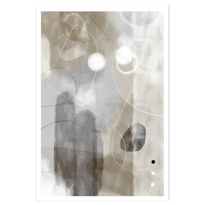 Affiche abstrait et soft line n°3 HEXOA