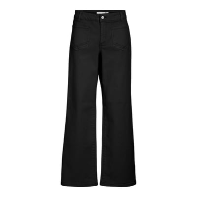 Jean large poches plaquées devant, taille haute VILA