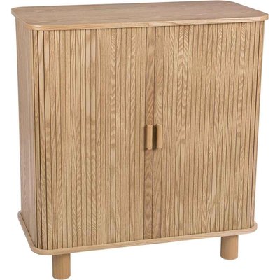Buffet en bois de fresno et pin avec portes coulissantes RECOLLECTION