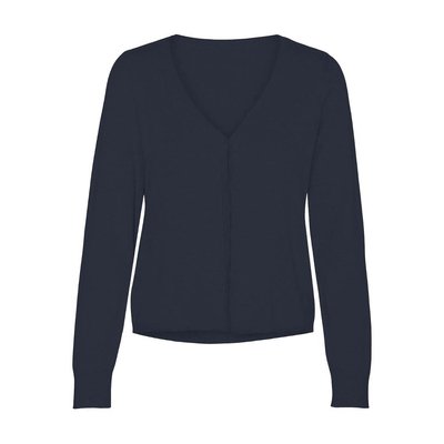Trui in fijn tricot, V-hals achteraan VERO MODA