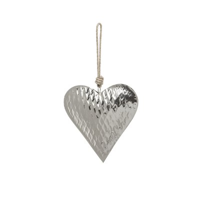 Suspension de noël décorative coeur en métal H15 SIA DECO
