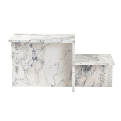 Table basse 2 niveaux L77 cm - HARMONY CALICOSY