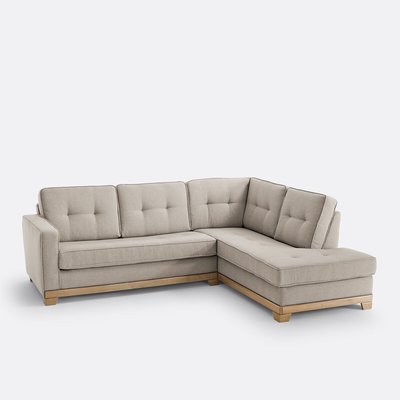Canapé d'angle polyester chiné, bultex, Ajis SO'HOME