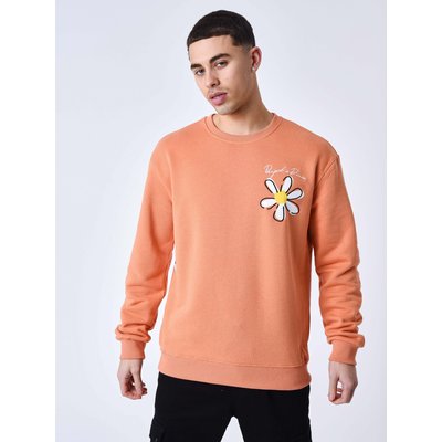 Sweat col rond Fleurs PROJECT X