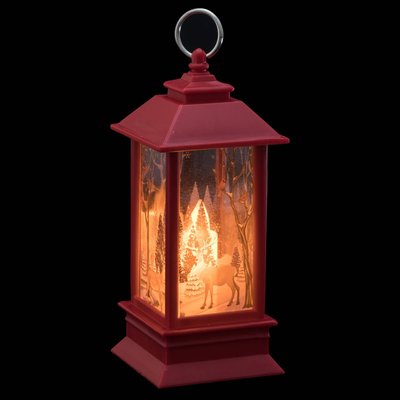 Mini Lanterne Rouge FEERIC LIGHTS & CHRISTMAS