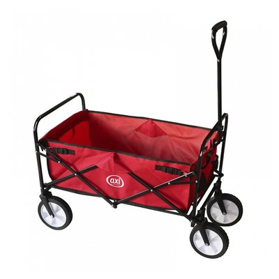Chariot de plage rouge pliant AB100 Foldable Beachwagon Red AXI HOUSE