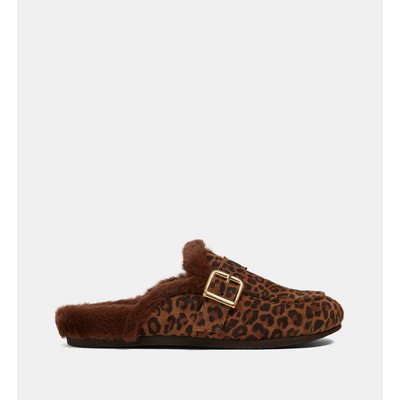 Mules Fourrées Tanzania Avec Bride GALERIES LAFAYETTE