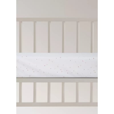 Drap-housse berceau 100 % coton cœurs MANGO HOME