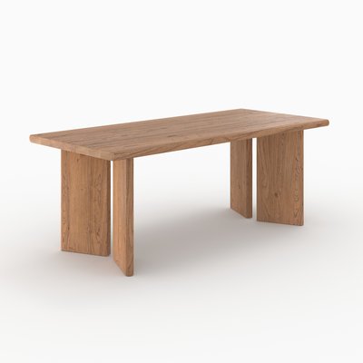 Table rectangulaire en bois d'orme 8 personnes  - ALBANE RENDEZ-VOUS DÉCO
