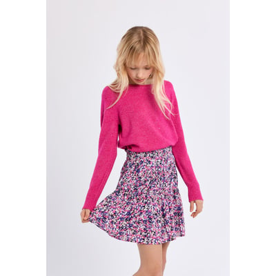 Jupe courte volantée, motif fleuri MOLLY BRACKEN GIRL