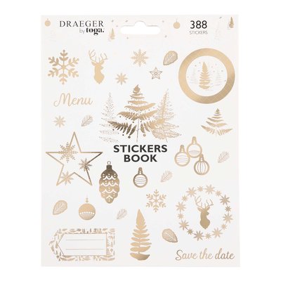 Stickers de Noël - 8 planches DRAEGER PARIS